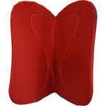 Manta Neoplex Anatômica Bordado 3D Vinho Vermelho