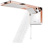 Ducha Lorenzetti Acqua Duo Ultra Branco Rose Gold
