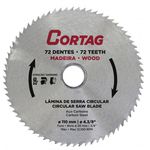 Disco Serra Madeira 4.3/8 - 110MM 72 Dentes - Cortag
