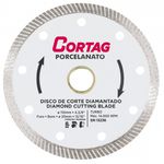Disco Diamantado 110 x 20MM 4.1/2 Polegadas Porcelanato - Cortag