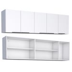 ARMARIO AEREO COZIMAX MAD CISNE 2,00M BRANCO - COZIMAX