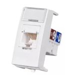 Sleek Branco Módulo Tomada Inform RJ45 CAT5E - Margirius