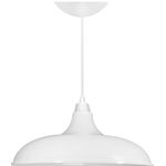 Pendente Prato Branco UT7-18 - Utron