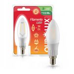 Lâmpada Superled Vela Fila E14 2700K - Ourolux