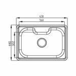 Cuba Inox Ghelplus Premium Acetinado 630x440x200mm