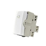 Sleek Branco Módulo Pulsador Campainha - Margirius