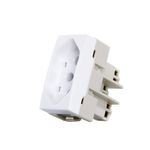 Sleek Branco Módulo Tomada 2P+T 20A-250V - Margirius