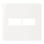 Sleek Branco Placa 4x4 2 Postos Sem Suporte - Margirius