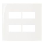 Sleek Branco Placa 4x4 4 Postos Sem Suporte - Margirius