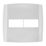 Ilumi Slim Placa 4x4 2P com Suporte Branca