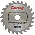 Disco Serra Madeira 7.1/4 - 185MM 24 Dentes - Cortag