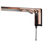 Ducha Lorenzetti Acqua Duo Ultra Preto Rose Gold