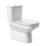 KIT COMPLETO BACIA C/ CAIXA ACOPLADA SPAN SQUARE BOX BRANCO 28989BR-CP - KOHLER