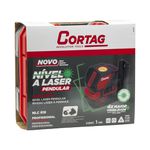 NIVEL LASER VERDE PENDULAR NLC818 2 LINHAS - CORTAG