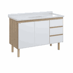 GABINETE COZ AJ RORATO MAD ATENAS 116,2CM BRANCO
