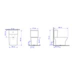 COMBO BACIA ASTI C/ CAIXA ACOPLADA C/ KIT BRANCO - CBAST