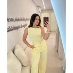 Regata Bianca Amarelo