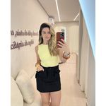 Body Zara Amarelo Manteiga