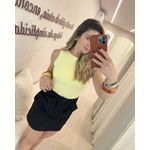 Body Zara Amarelo Manteiga