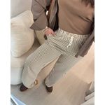 Calça Manu Listrado Marrom
