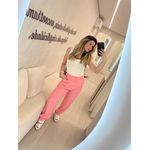 Calça Lana Rosa Barbie