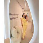 Conjunto Aurora Amarelo Manteiga