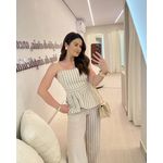 Conjunto Duda Listrado Nude