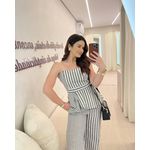 Conjunto Duda Listrado Preto