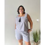Conjunto Juliana Cinza