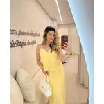 Saia Melissa Amarelo Manteiga
