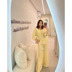 Conjunto Miriane Amarelo Manteiga