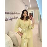 Conjunto Miriane Amarelo Manteiga