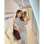 Conjunto Priscila Cinza