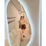 Short Saia Zara Chocolate