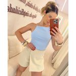 Short Saia Zara Creme