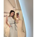 Vestido Adriana Cinza