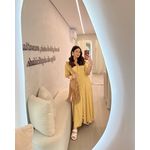 Vestido Ivone Ocre