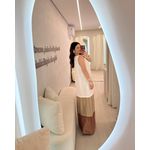 Vestido Valeria Nude/marrom/branco