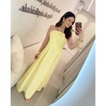 Vestido Vivian Amarelo Manteiga