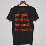 Camiseta Pinga, Limão, Boteco, Torresmo