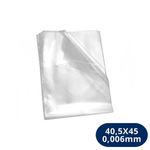 Saco Plástico PP Transparente 40X45cm Espessura 0,006mm (1kg)