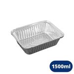Bandeja Retangular De Alumínio 1500ml D8 Wyda (10 Unidades)