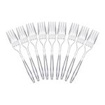 Garfo Descartável Master Cristal Plastilânia - 50 Unidades