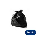 Saco De Lixo Preto 20l P-1 Casem - 100 Unidades