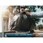 Saco De Lixo Preto 60l P-2,5 Casem - 100 Unidades