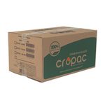 Canudo Biodegradável Milk-shake Sachê 6mm Cb526 Cropac (3000 Un.)