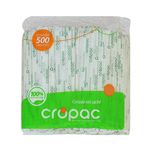 Canudo Biodegradável Milk-shake Sachê 6mm Cb526 Cropac (500 Un.)