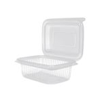 Pote Retangular Com Tampa 1000ml Rioplastic - 144 Unidades