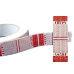 Etiqueta Lacre Segurança Delivery 30x90 Vermelho Pluma (500 Un.)