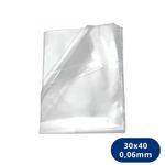 Saco Plástico Pebd 30x40cm Transparente Espessura 0,006mm (1kg)
